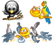 bird smileys