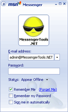 MSM Messenger 7.5 Main Window