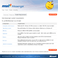 New MSN Messenger website