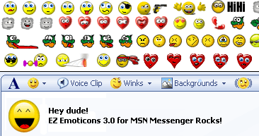 EZ Emoticons for MSN Messenger